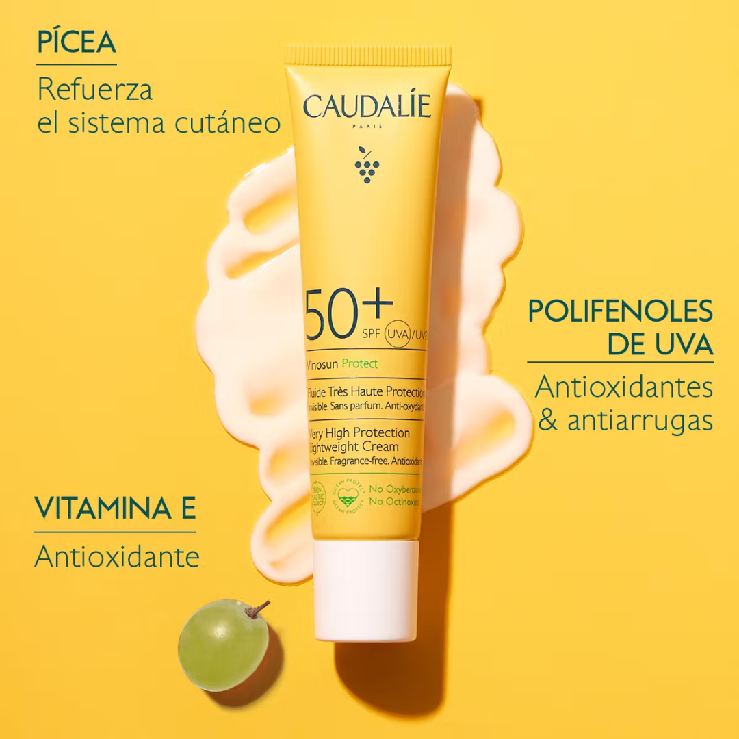 -Protector solar-Caudalie-Caudalie,Protector Solar,protector solar facial,vinosun-Farmacia Cruz Cubierta