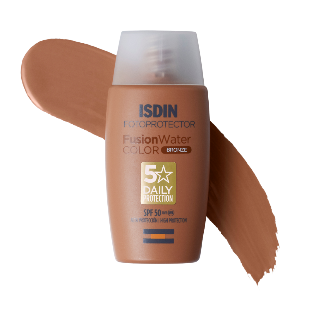 -Protección Solar-Isdin-isdin,isdin fusion water,Protector Solar,Protector Solar con Color,protector solar facial-BRONZE-Farmacia Cruz Cubierta