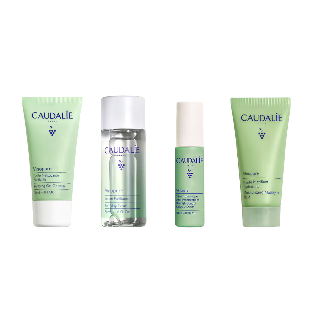 -Para Piel Joven con Acné-Caudalie-Caudalie,gel anti imperfecciones,pack caudalie,piel adulta,Piel con Acné,piel grasa,piel joven,Sérum,Vinopure-Farmacia Cruz Cubierta