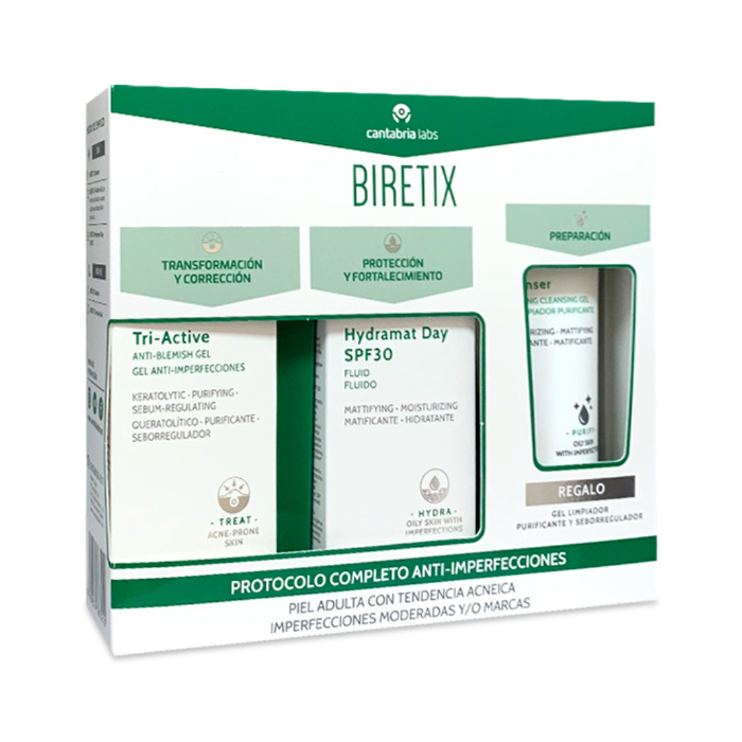 -Para Piel Adulta con Acné-Cantabria Labs-Biretix,Cantabria Labs,gel anti imperfecciones,piel adulta,Piel con Acné,piel grasa,piel joven-Farmacia Cruz Cubierta
