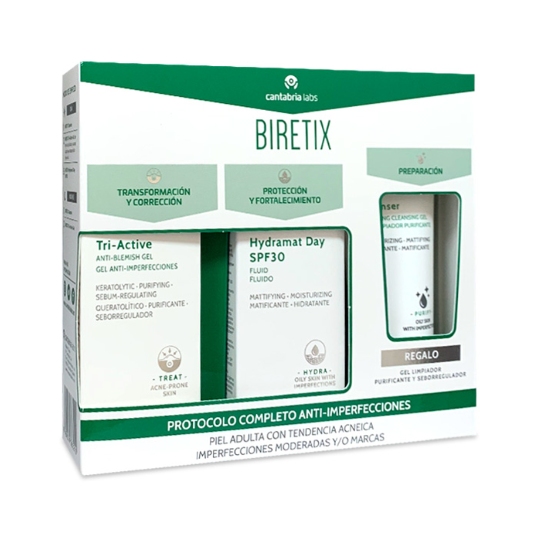 -Para Piel Adulta con Acné-Cantabria Labs-Biretix, Cantabria Labs, gel anti imperfecciones, piel adulta, Piel con Acné, piel grasa, piel joven-Farmacia Cruz Cubierta