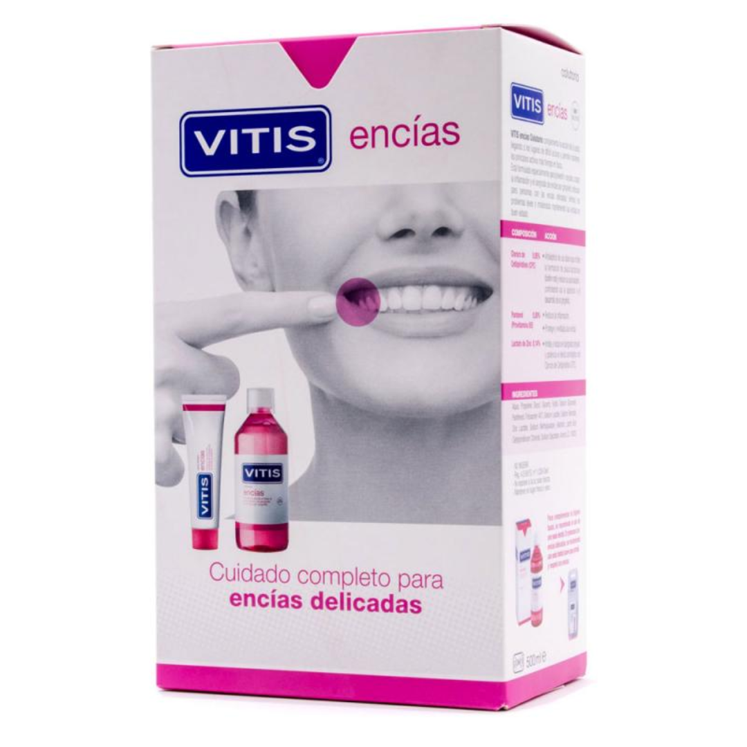 -Vitis-colutorios, pack promocional, pastas dentales, vitis-Farmacia Cruz Cubierta