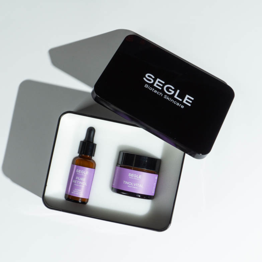 -Para Piel Madura y Normal-Segle-antiedad,antimanchas,Crema de día,cuidado masculino,DTO25,pack de regalo,piel adulta,piel madura,piel normal,piel seca,Segle,Segle Tinolvital,Sérum-Farmacia Cruz Cubierta
