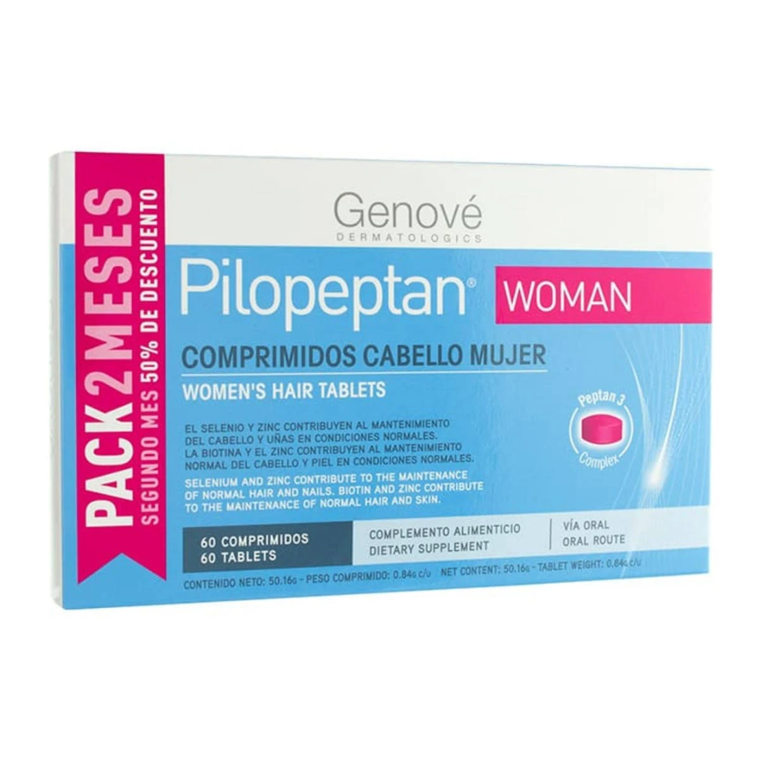 -complementos anticaída-Laboratorios Genové-cápsulas anticaída,Laboratorios Genové,pilopeptan-Farmacia Cruz Cubierta