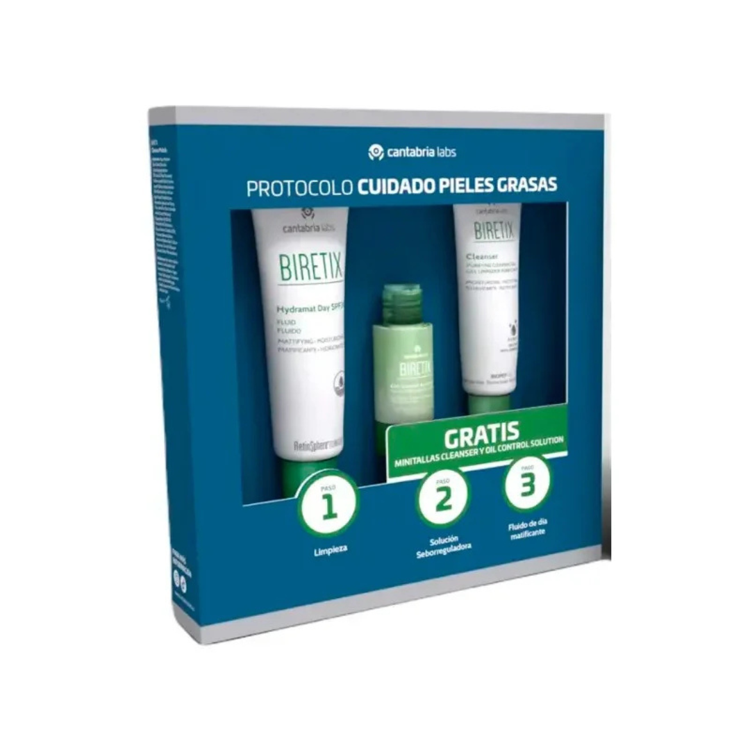 -Crema Hidratante-Cantabria Labs-Biretix,Cantabria Labs,Crema de día,crema de día + solar,crema matificante,pack de regalo,pack promocional,piel adulta,Piel con Acné,piel grasa,piel joven-Farmacia Cruz Cubierta