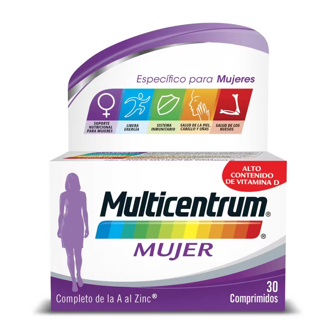-Vitaminas y Suplementos-GSK-Complejos vitamínicos, Multicentrum-Farmacia Cruz Cubierta