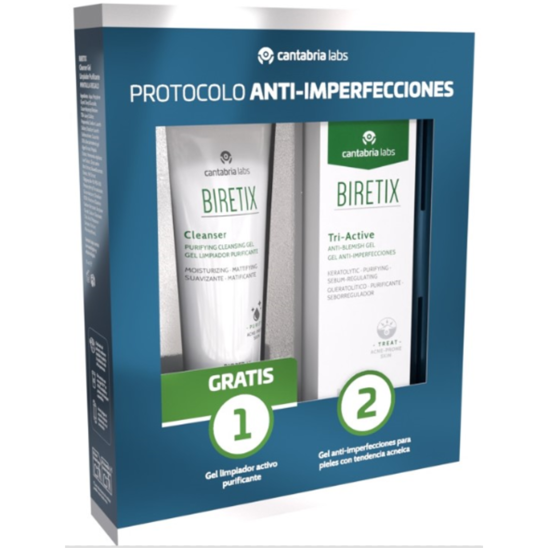 -Para Piel Adulta con Acné-Cantabria Labs-Biretix,Cantabria Labs,gel anti imperfecciones,piel adulta,Piel con Acné,piel grasa,piel joven-Farmacia Cruz Cubierta