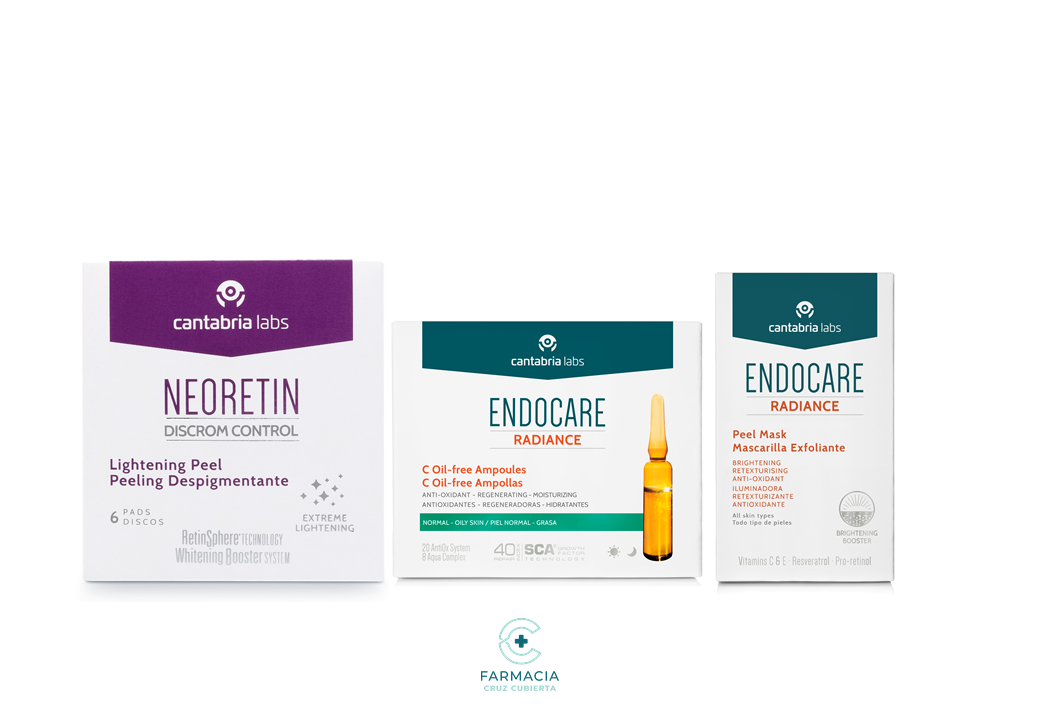 -Cuidado Facial de Noche-farmacia cruz cubierta-beauty box,cuidados semanales,Endocare,Endocare Radiance,Neoretin,piel adulta,piel joven,piel madura-Farmacia Cruz Cubierta