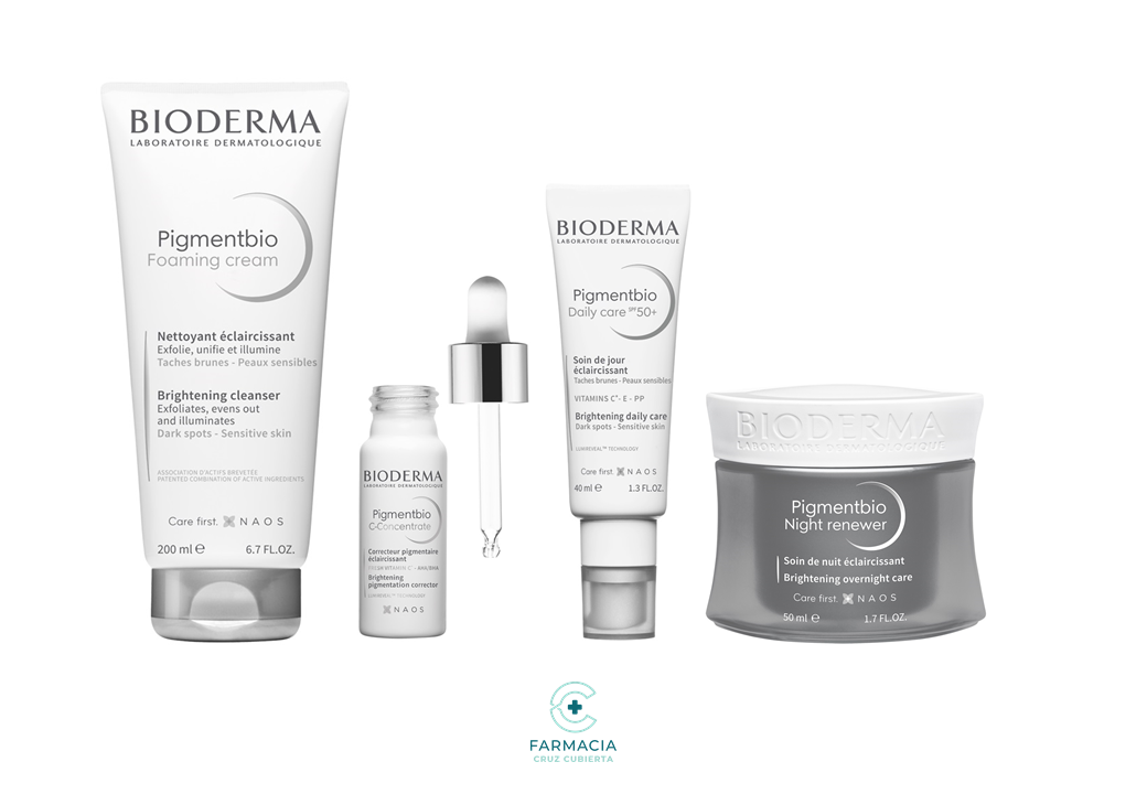 -Cuidado para piel sensible-farmacia cruz cubierta-antimanchas, beauty box, Bioderma, Bioderma Pigmentbio, crema de noche, piel adulta, piel joven, piel madura, piel sensible-Farmacia Cruz Cubierta