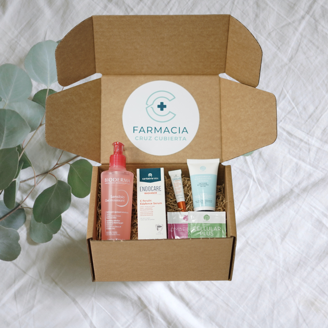 -Para Piel Adulta y Seca-farmacia cruz cubierta-antiedad, beauty box, Bioderma, Bioderma Sensibio, Endocare, mascarilla, piel adulta, piel joven, piel madura, piel normal, piel seca, Segle, Sérum-Farmacia Cruz Cubierta