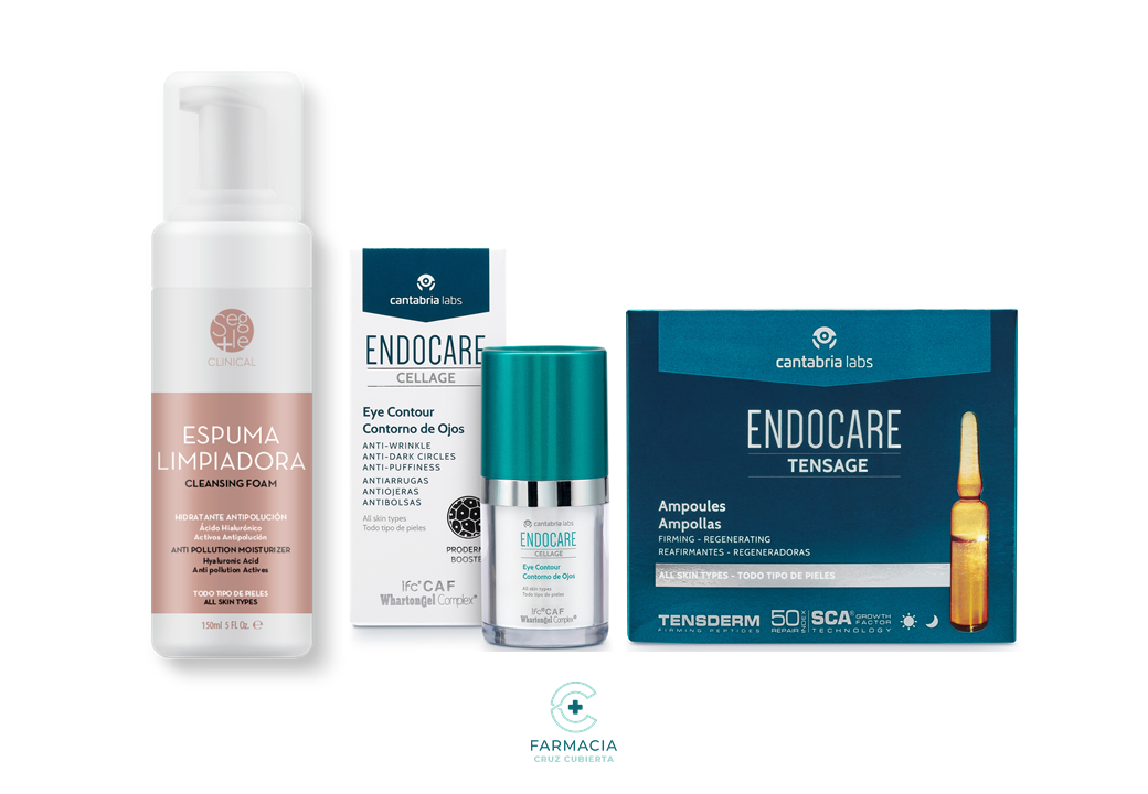 -Para Piel Madura y Seca-farmacia cruz cubierta-Ampollas faciales, antiedad, beauty box, Contorno de Ojos y Labios, Endocare, piel adulta, piel madura, piel normal, piel seca, Segle-Farmacia Cruz Cubierta