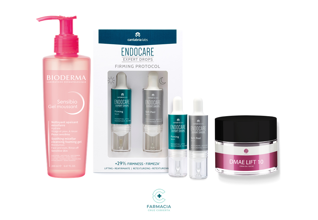 -Para Piel Madura y Normal-farmacia cruz cubierta-antiedad,beauty box,Bioderma,Bioderma Sensibio,Crema de día,Endocare,piel adulta,piel madura,piel normal,piel seca,Segle,Segle Dmae,Sérum-Farmacia Cruz Cubierta