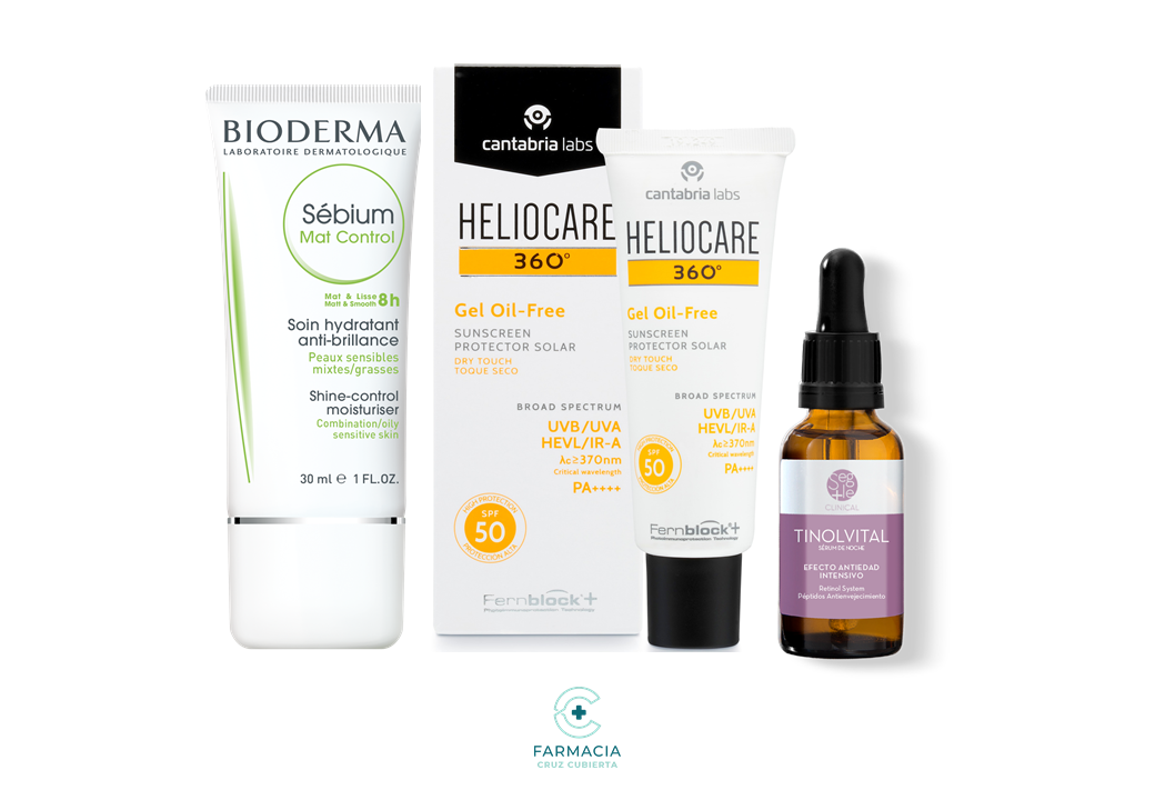 -Para Piel Madura y Grasa-farmacia cruz cubierta-antiedad,antimanchas,beauty box,Bioderma,Bioderma Sebium,Crema de día,crema matificante,cuidado de noche,piel adulta,piel grasa,piel joven,piel madura,piel normal,Segle,Segle Tinolvital-Farmacia Cruz Cubierta