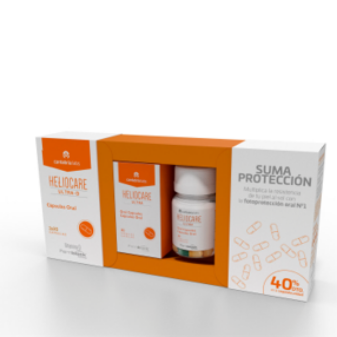 -Vitaminas y Suplementos-Cantabria Labs-Cantabria Labs,cápsulas solares,duplo,Heliocare,Heliocare Oral,pack promocional,promohelio30,Protector Solar-Farmacia Cruz Cubierta