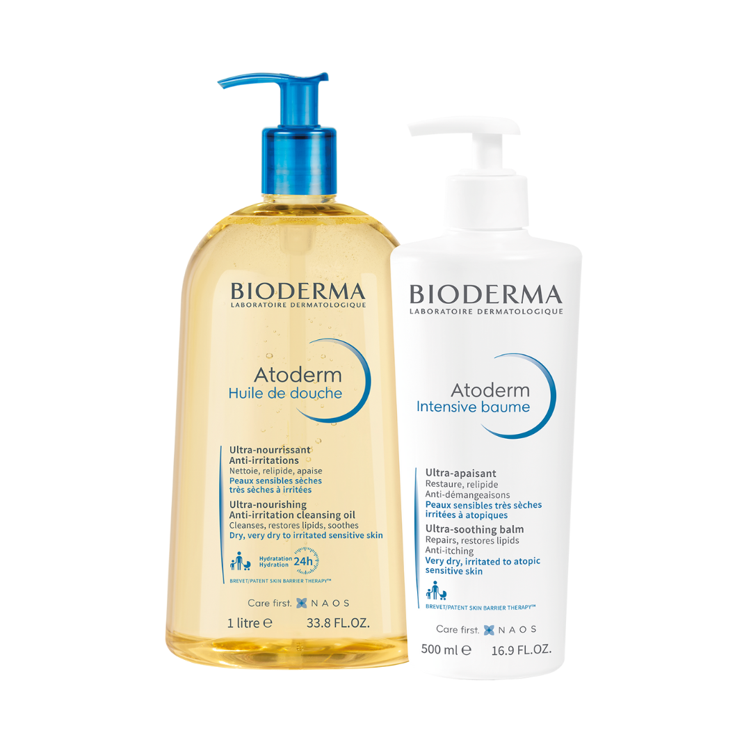 -Gel de ducha-Bioderma-Bioderma,Bioderma Atoderm,gel/aceite de ducha,hidratante corporal,higiene corporal,pack promocional,piel atópica-Farmacia Cruz Cubierta