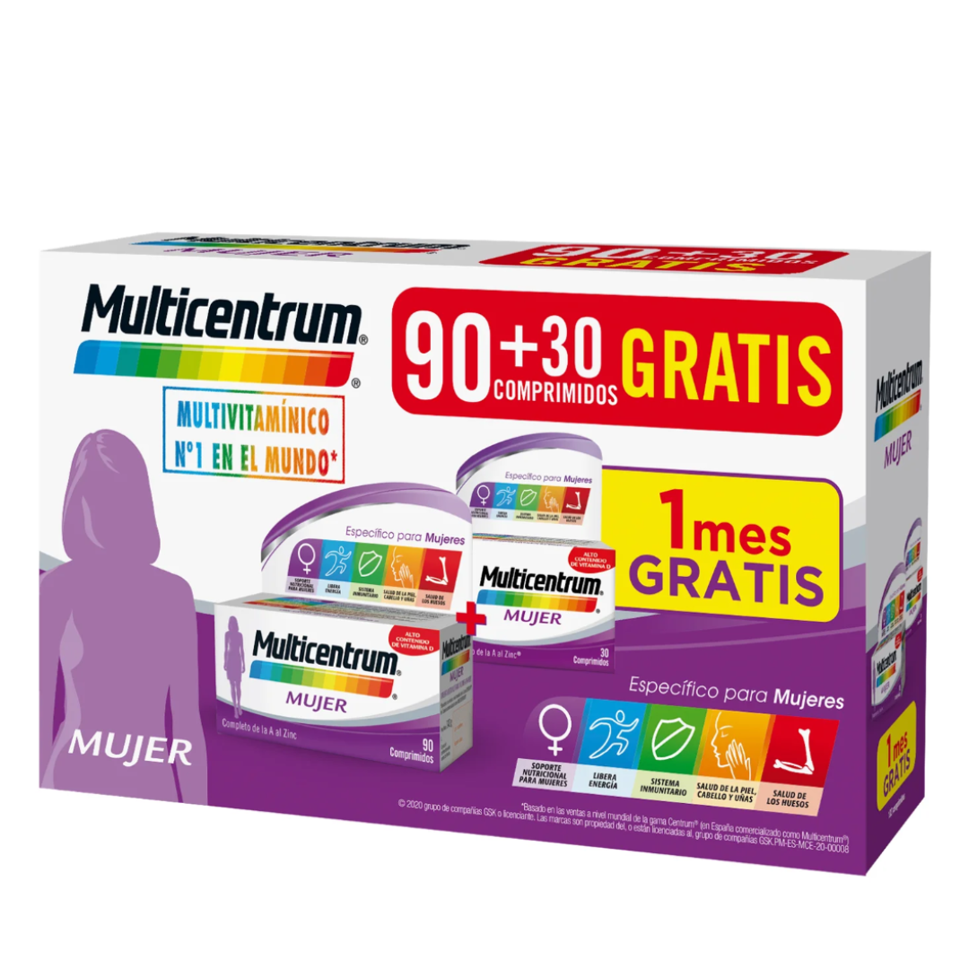 -Vitaminas y Suplementos-HALEON-Complejos vitamínicos,Multicentrum-Farmacia Cruz Cubierta