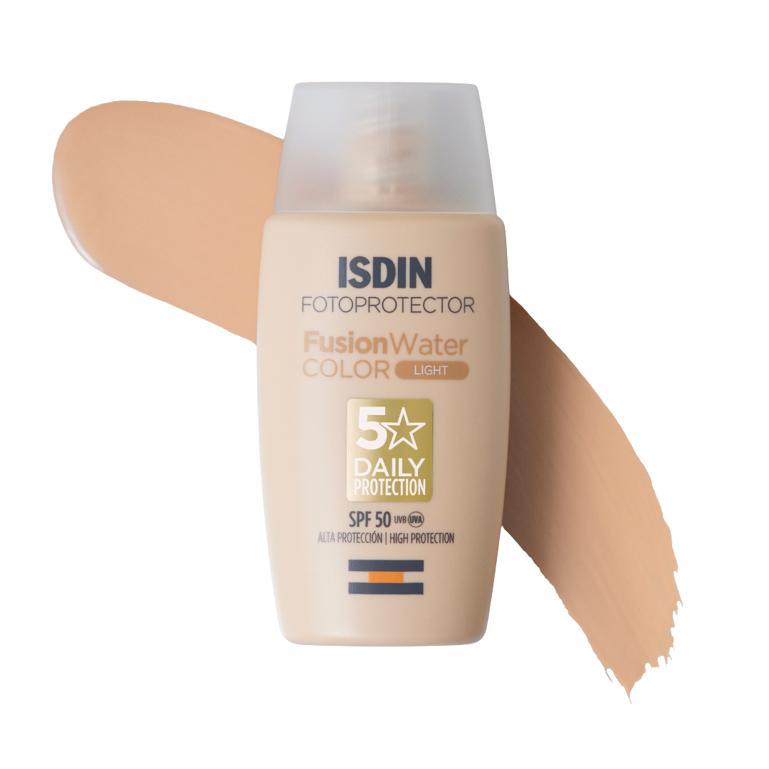 -Protección Solar-Isdin-isdin,isdin fusion water,Protector Solar,Protector Solar con Color,protector solar facial-LIGHT-Farmacia Cruz Cubierta