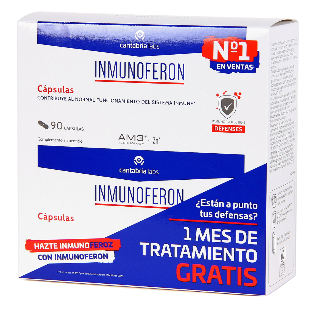 -Vitaminas y Suplementos-Cantabria labs-Cantabria Labs, defensas y probioticos, inmunoferon-Farmacia Cruz Cubierta