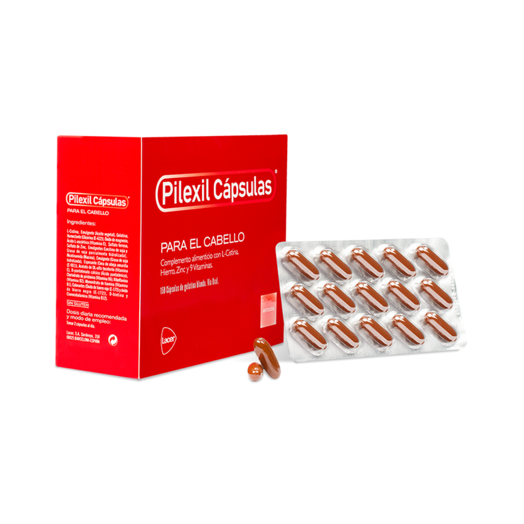 -complementos anticaída-Pilexil-cápsulas anticaída, pack promocional, Pilexil-Farmacia Cruz Cubierta