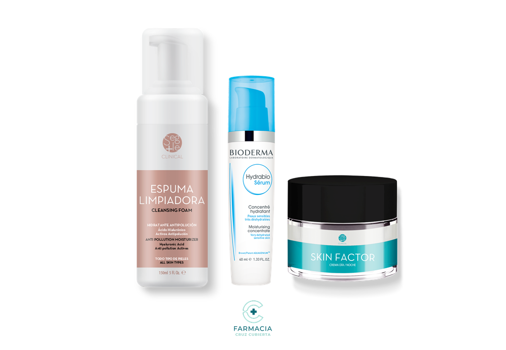-Para Piel Adulta y Seca-farmacia cruz cubierta-antiedad,beauty box,Bioderma,Bioderma Hydrabio,Crema de día,piel adulta,piel joven,piel madura,piel normal,piel seca,piel sensible,Segle,Skin Factor,Sérum-Farmacia Cruz Cubierta