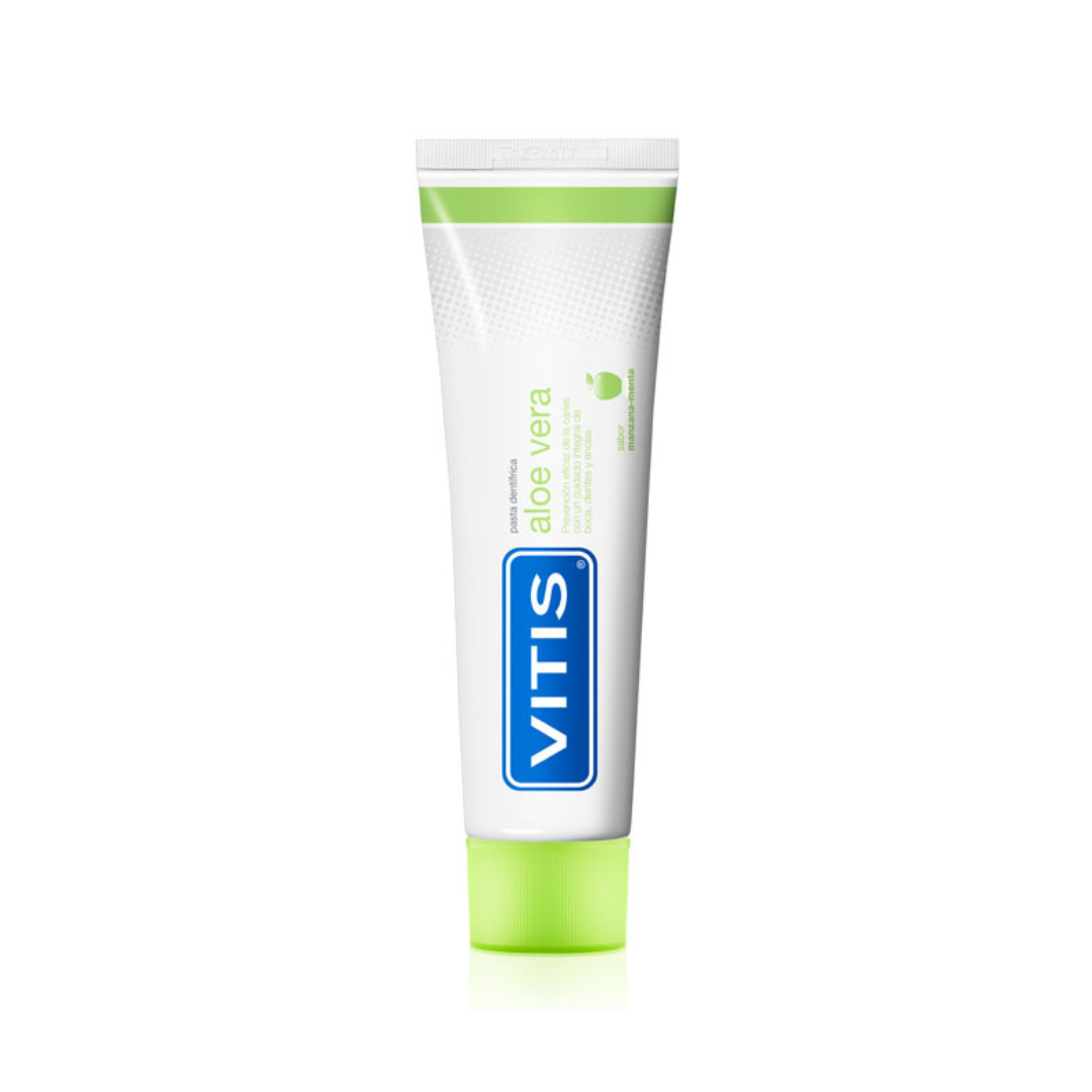 VITIS Aloe vera sabor manzana-Vitis-pastas dentales,vitis-Farmacia Cruz Cubierta