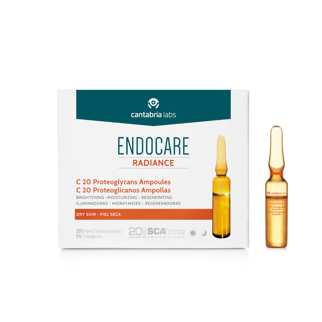 -Mascarillas y Ampollas-Cantabria Labs-Ampollas faciales, antiedad, Antioxidante, Cantabria Labs, Endocare Radiance, piel adulta, piel madura, piel seca-Farmacia Cruz Cubierta