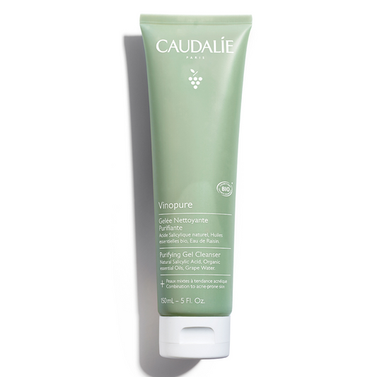 -Limpiadores Faciales-Caudalie-Caudalie, gel anti imperfecciones, Gel limpiador, piel adulta, Piel con Acné, piel grasa, piel joven, Vinopure-Farmacia Cruz Cubierta