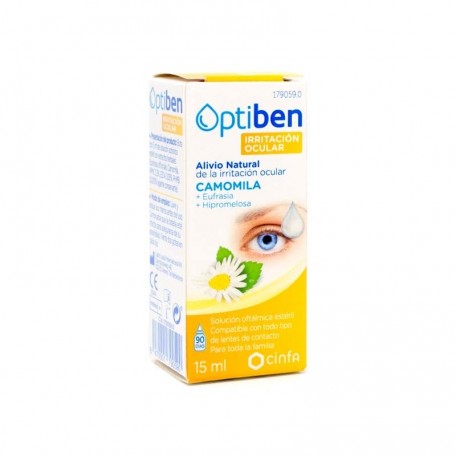 Optiben Ojos Secos Colirio 20 monodosis - Farmacia Cumbre del Sol